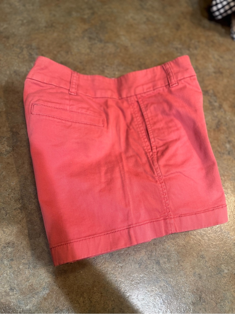 J. Crew Coral Cotton Skort